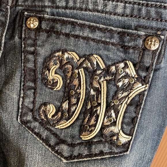 Miss Me Bootcut Dark Blue Jeans Size 27 